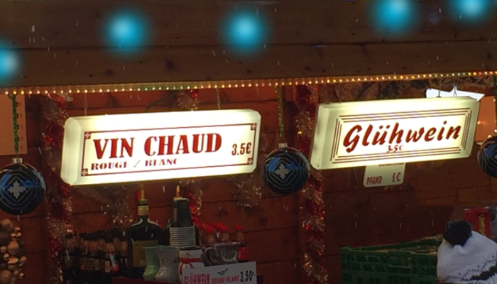 Pronunciation of vin chaud and Glühwein