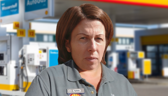 Luxembourg gas station employee