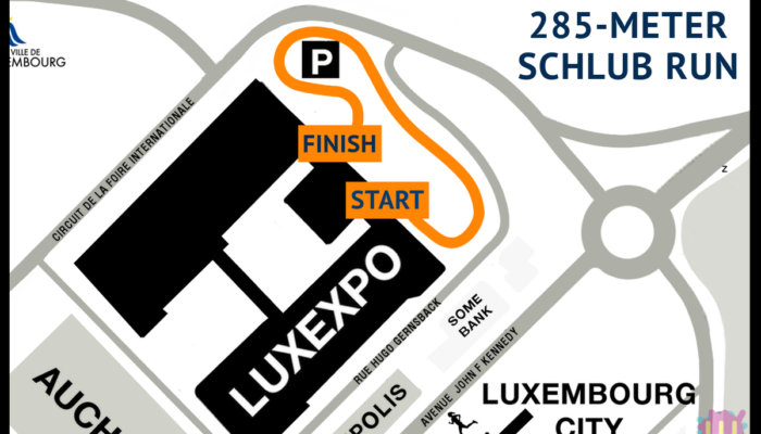 ING Marathon Luxembourg race map