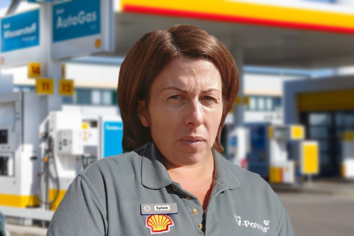 Luxembourg gas station employee