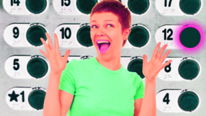 Elevator étiquette in Luxembourg