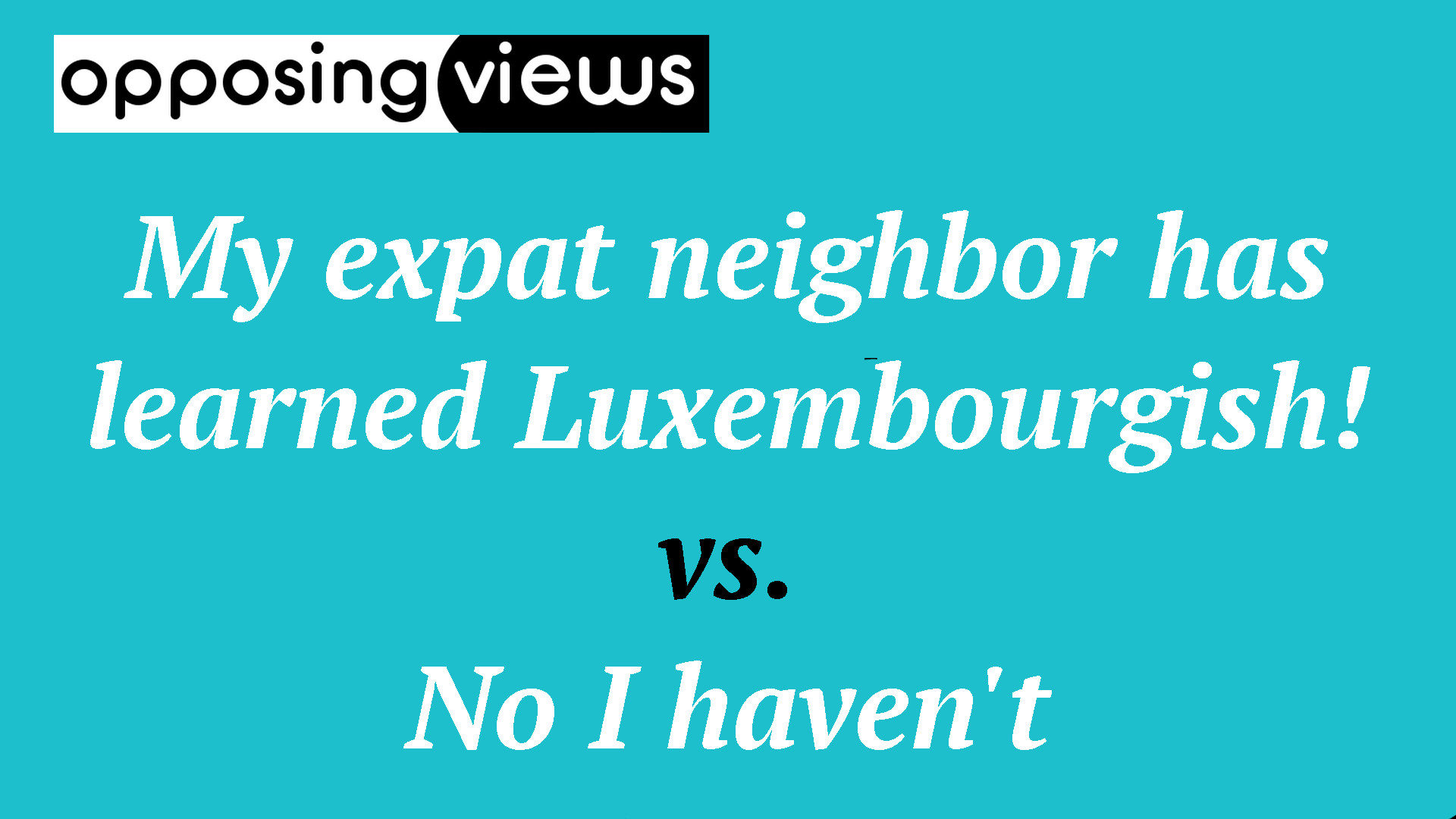 Learning Luxembourgish