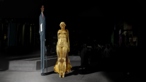 Gelle Fra and Tall Banker, caught on a romantic outing in Luxembourg