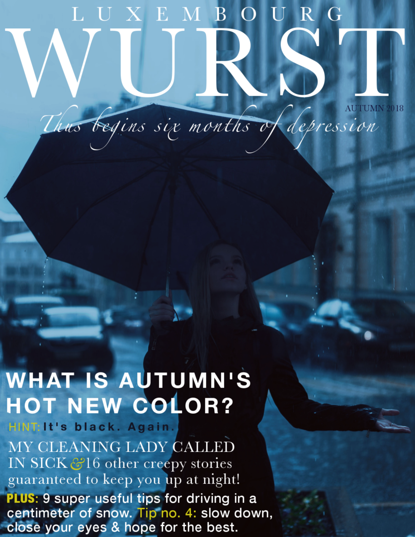 Luxembourg Wurst magazine, autumn 2018