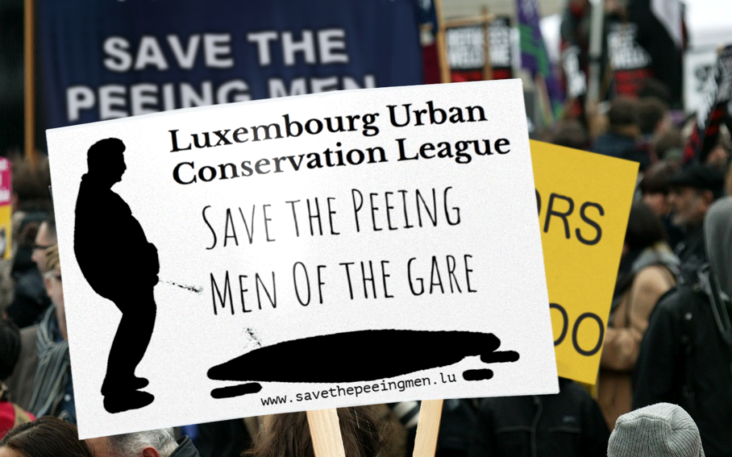 Save the Peeing Men of the Gare