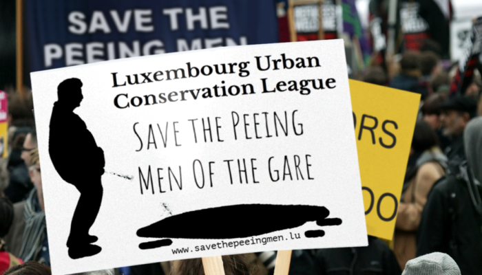 Save the Peeing Men of the Gare