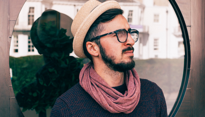 Luxembourg man scarf