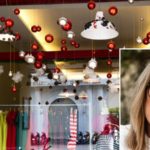 Lazy shopkeeper only now putting out Christmas stuff