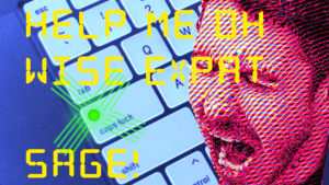 Wise Expat Sage of Luxembourg: caps key is stuck