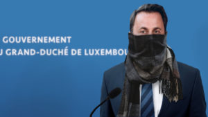 Xavier Bettel scarf coronavirus