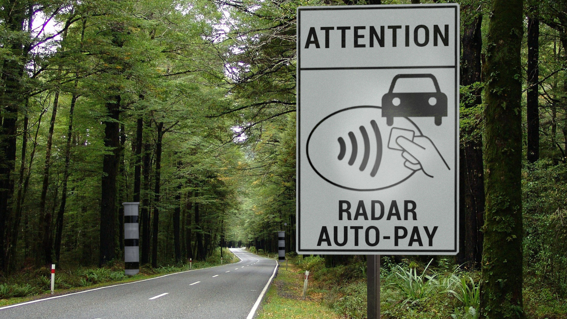 Contactless payment speed radar Luxembourg