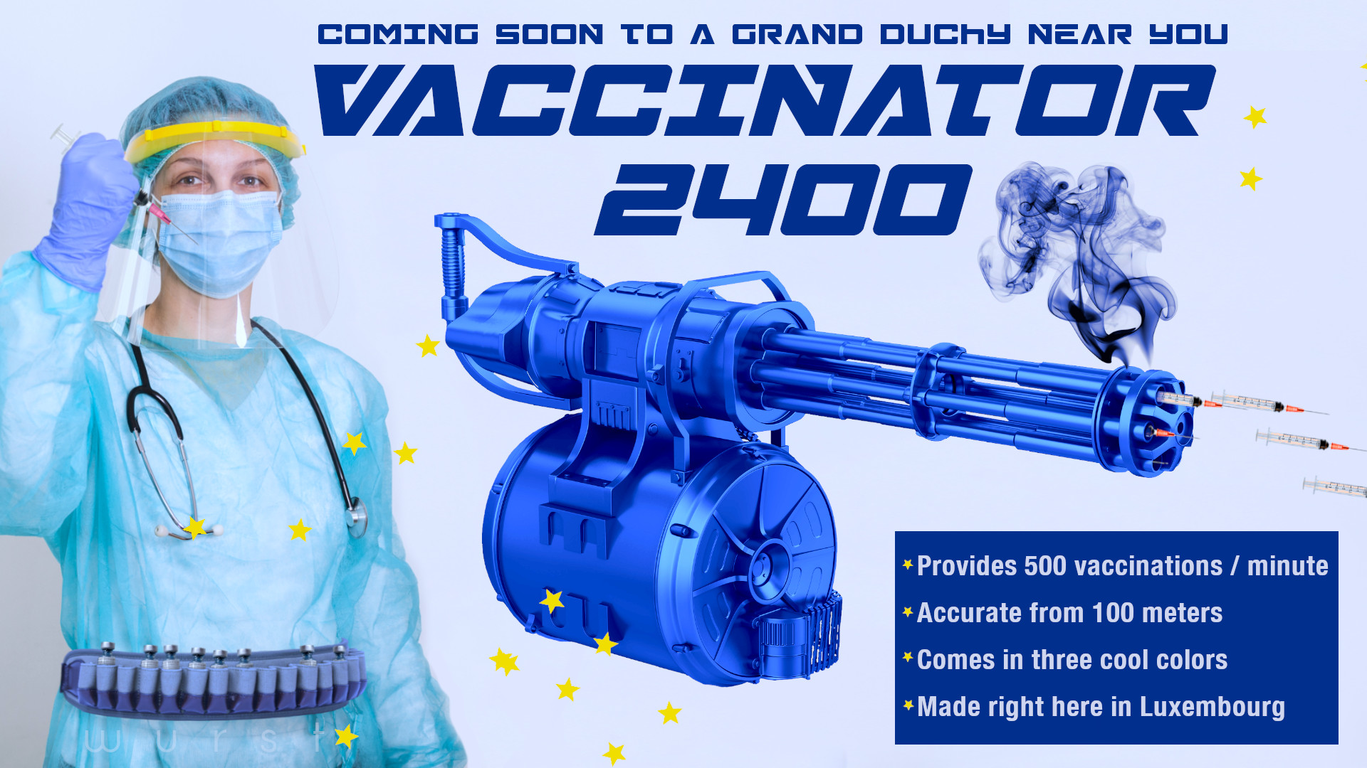 Vaccination gun the vaccinator