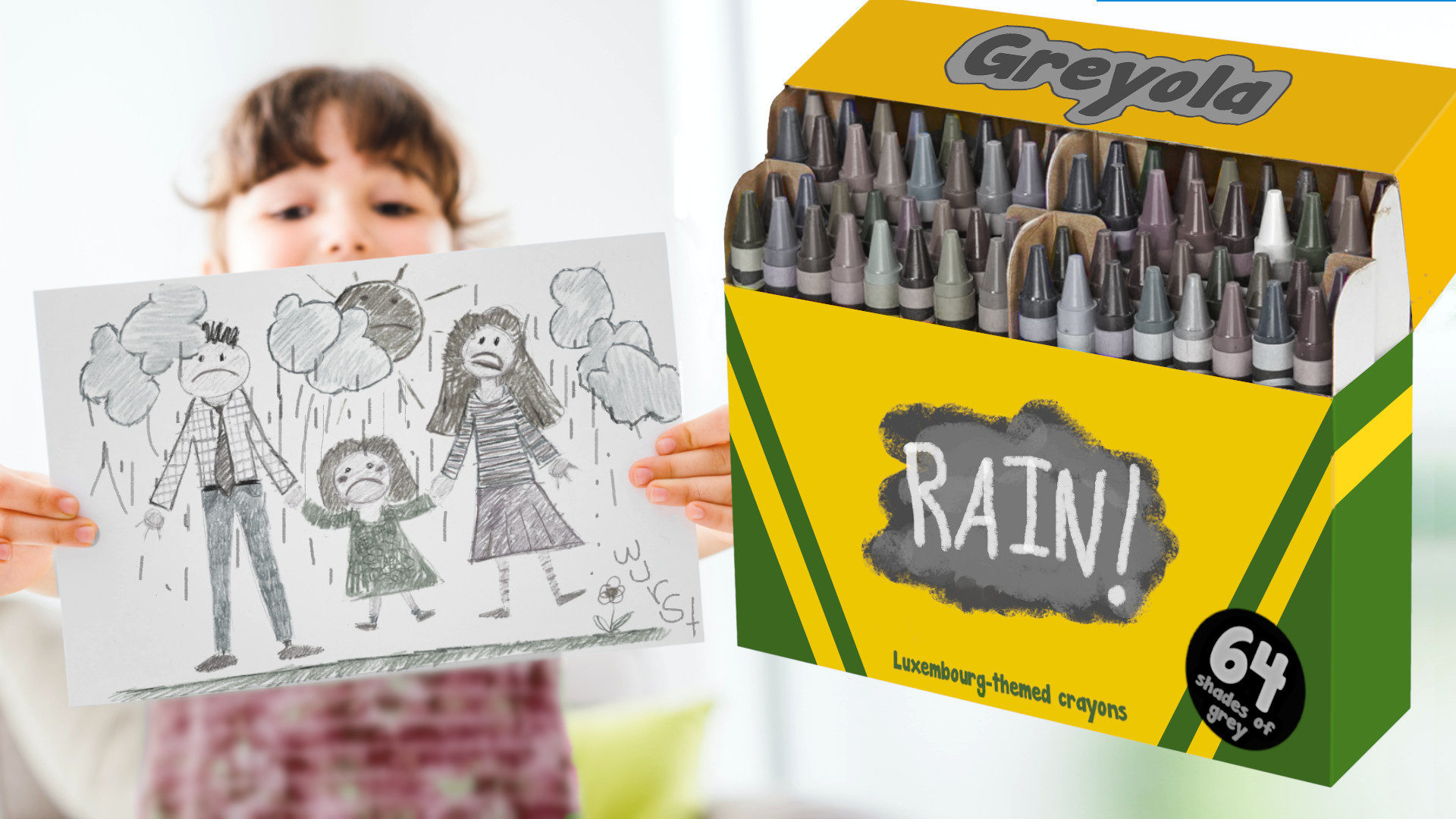 Grayola gray crayons