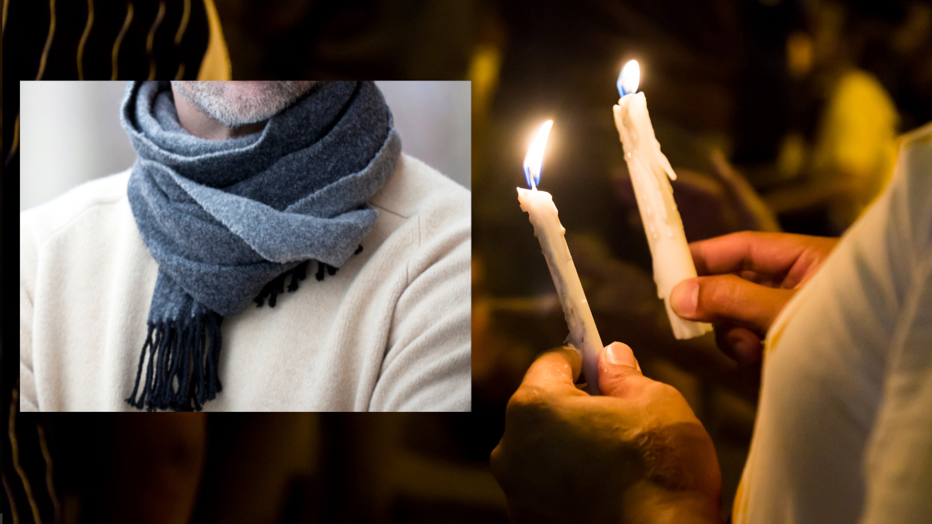Vigil for man's scarf