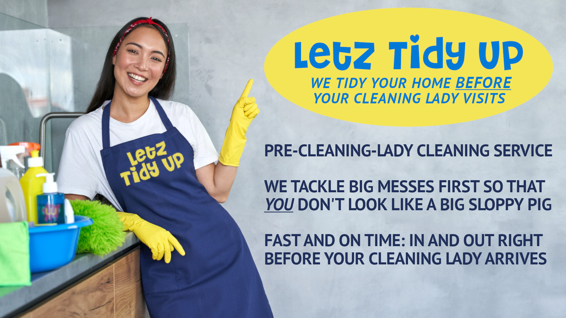 Letz Tidy Up - pre-cleaning cleaning services