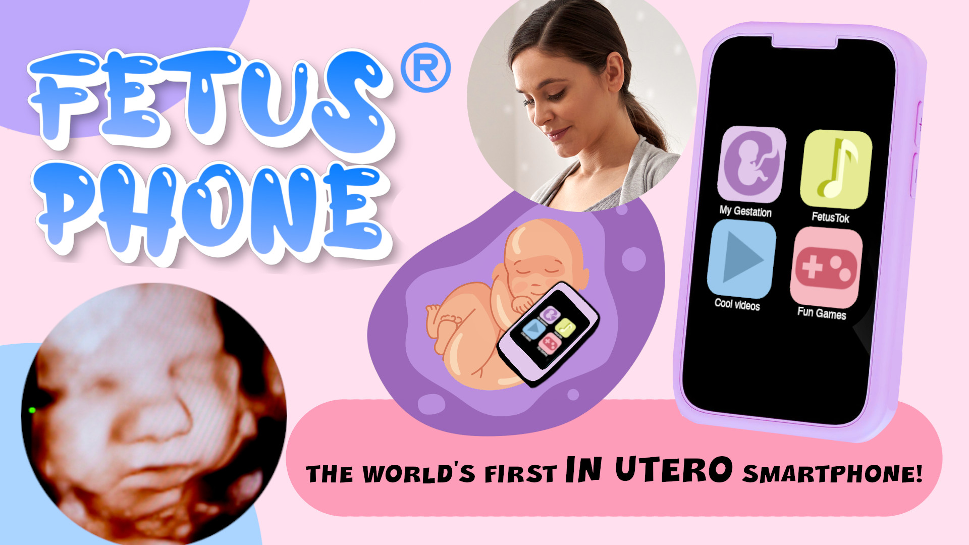 In-utero phone for fetuses