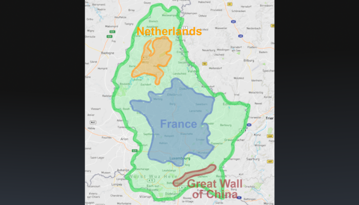 Size of Luxembourg
