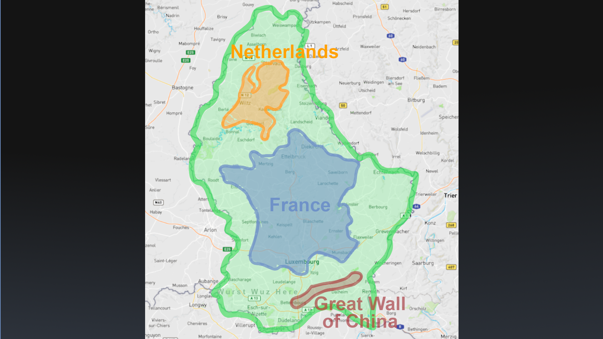 Size of Luxembourg