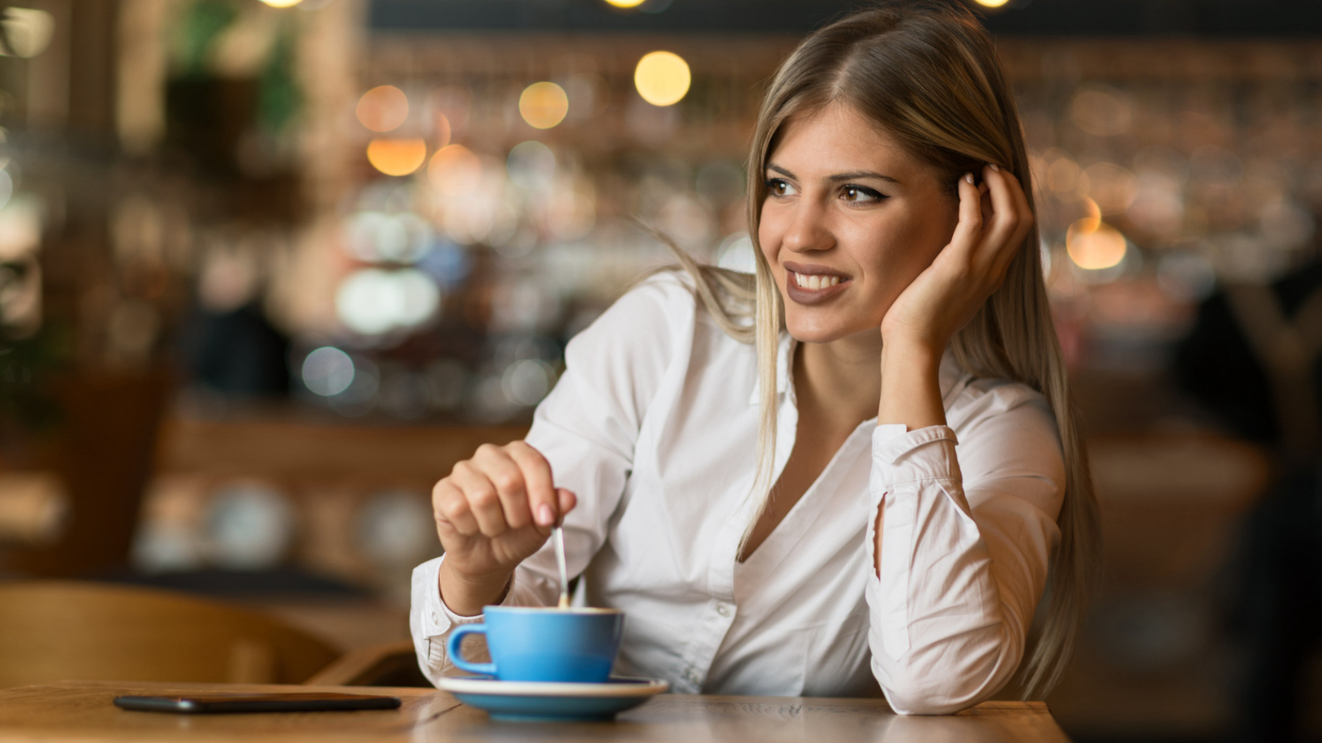Incessant coffee stirring